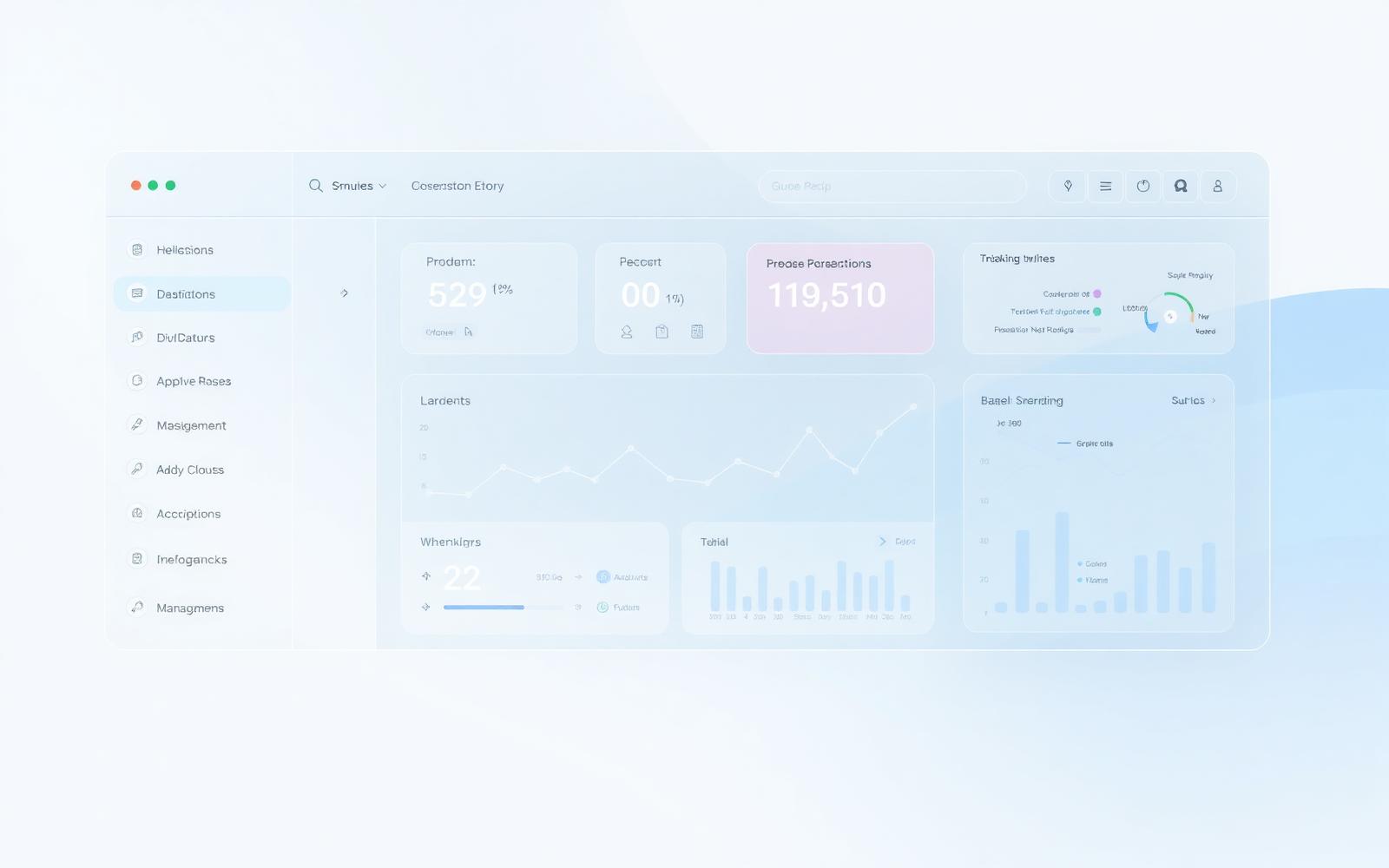 Orbit Ops SaaS dashboard concept shown on a laptop screen